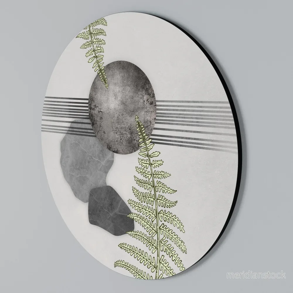 FERN MELANCHOLY Rund väggdekor - Bild 2