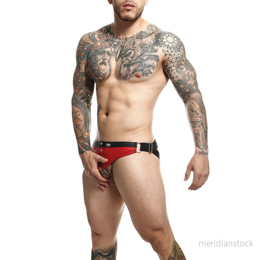 MOB - DNGEON JOCKSTRAP RED COCK RING ONE SIZE - Bild 2