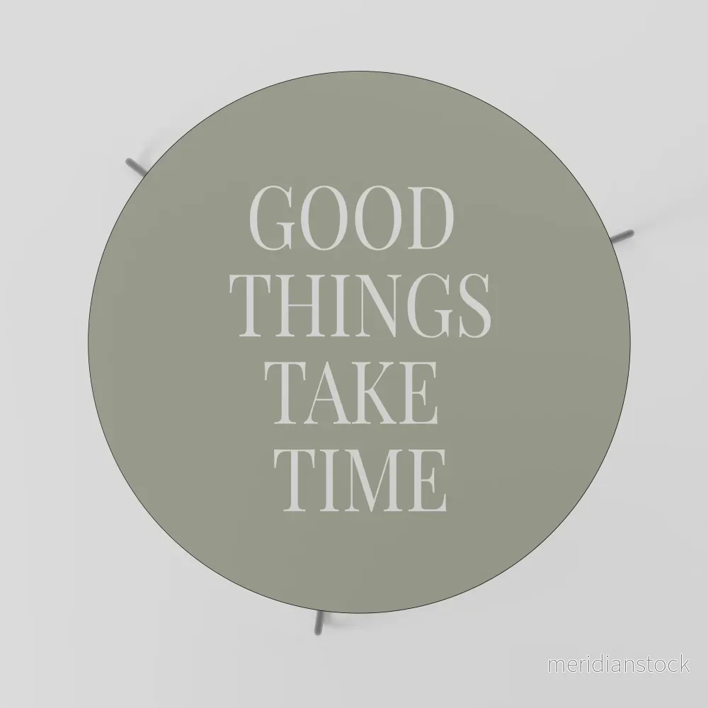 GOOD THINGS TAKE TIME Soffbord - Bild 2