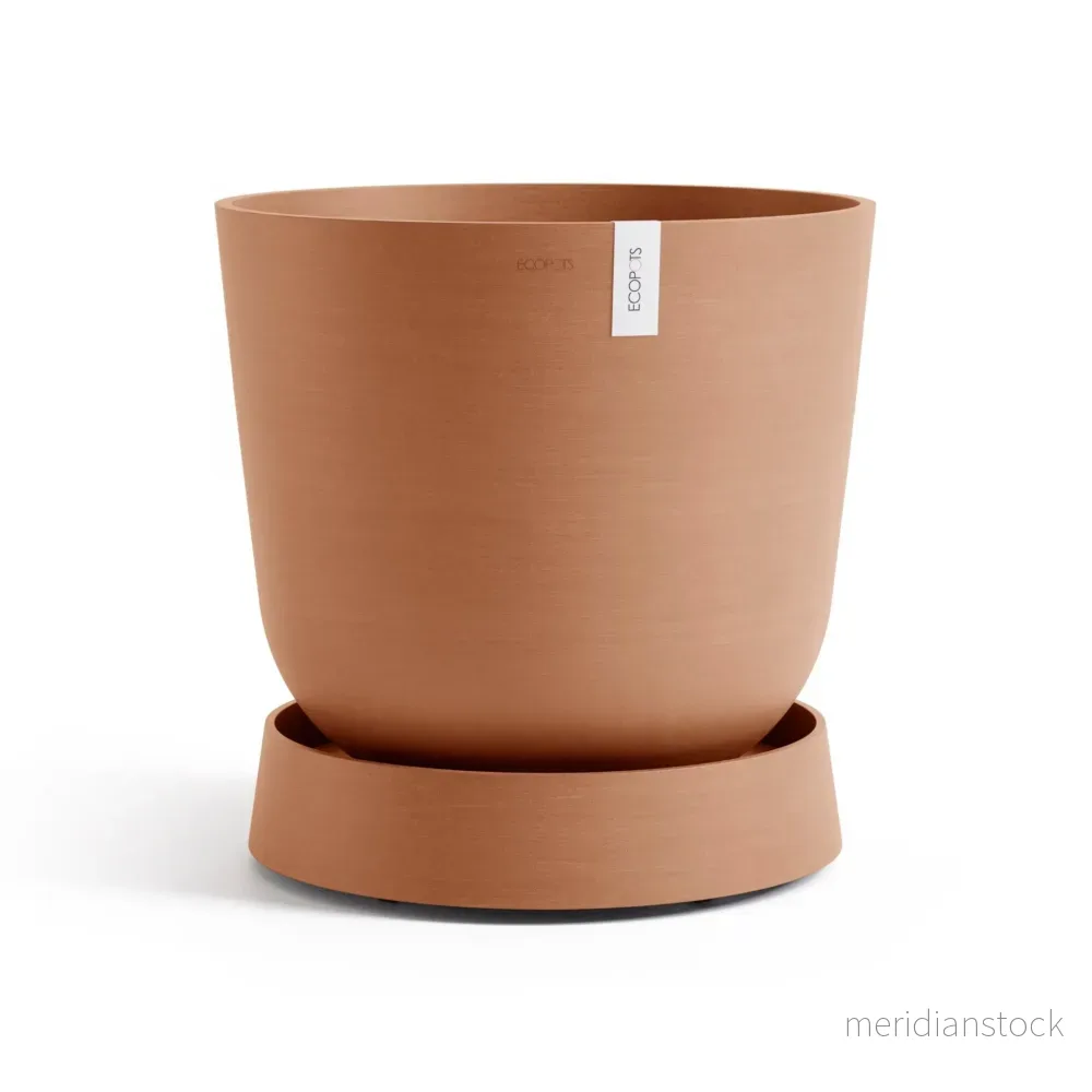 Krukfat Oslo med hjul 45cm terrakotta - Bild 3