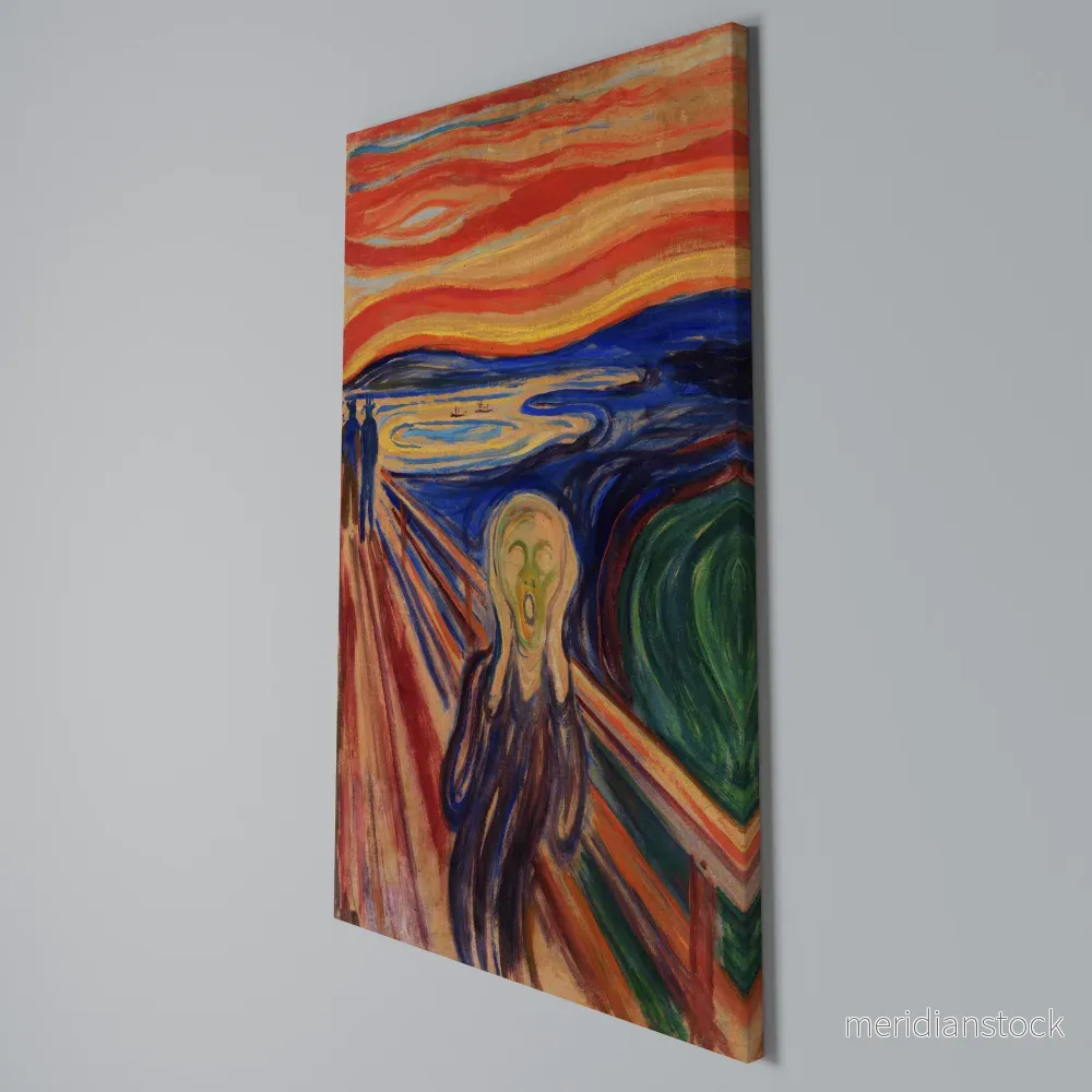 THE SCREAM Vertical Canvas Print - Bild 3