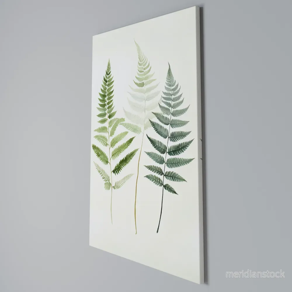 FERN MAJESTY Vertical Canvas Print - Bild 3