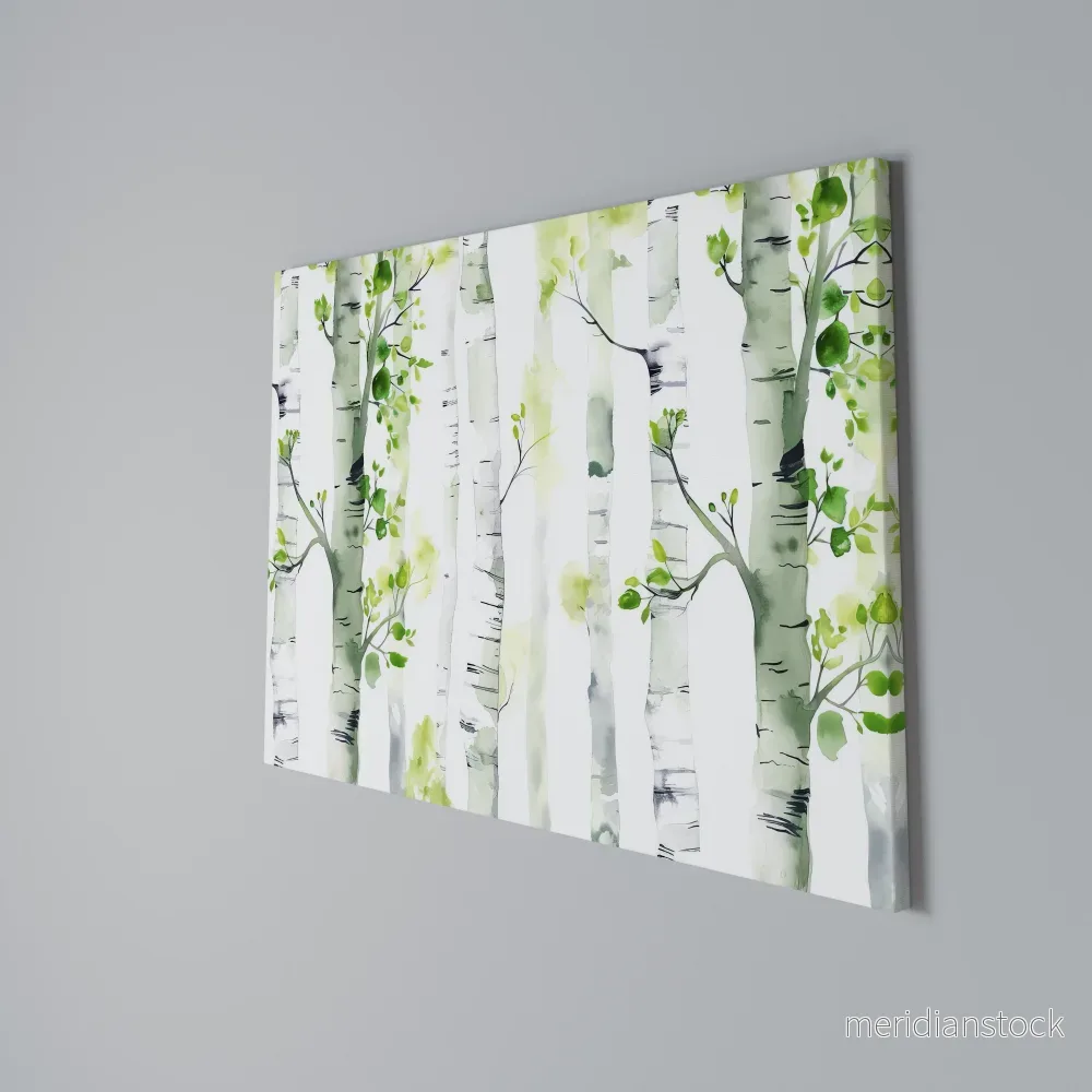 BIRCHY SOLACE Horizontal Canvas Print - Bild 3