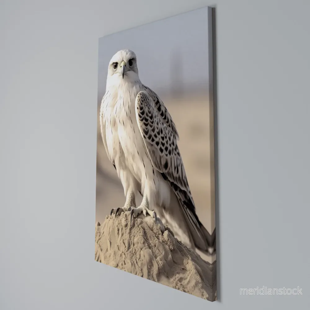 SILENT WINGS OF POWER Vertical Canvas Print - Bild 3