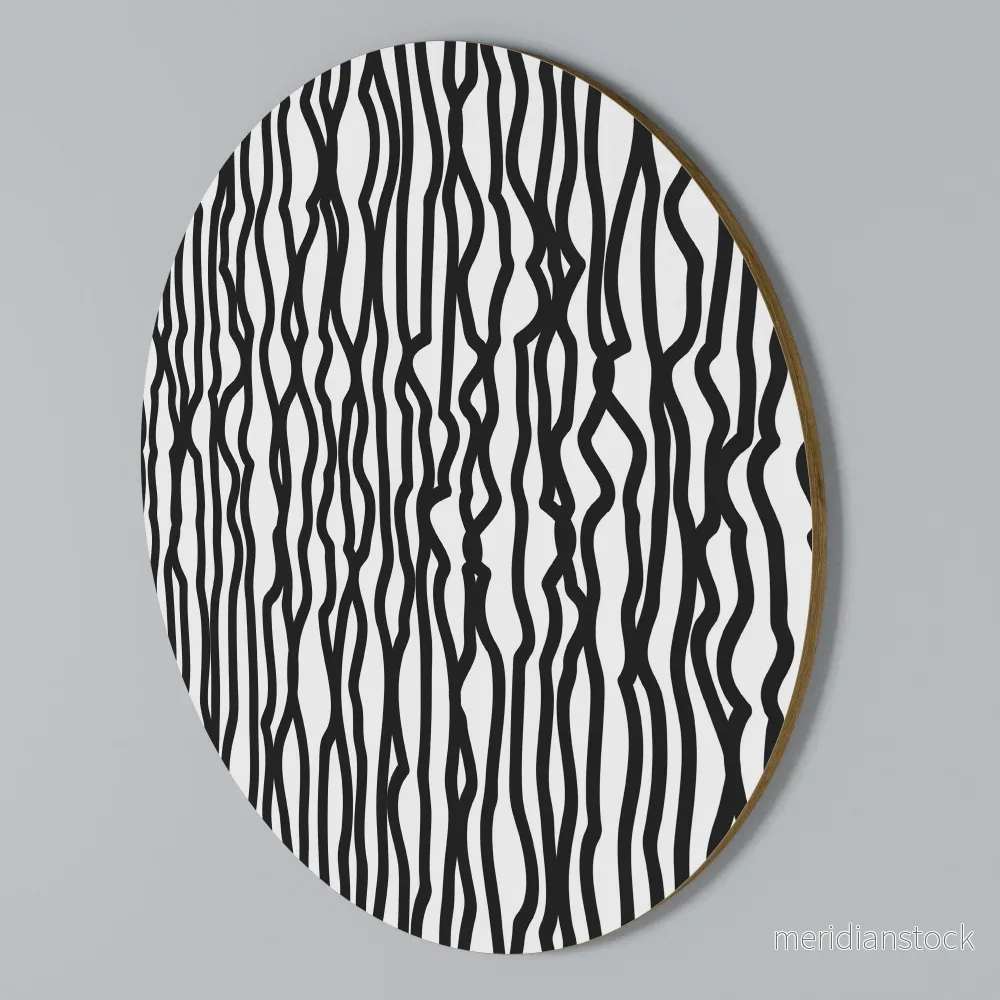 LUNA LINES Rund väggdekor LUNA LINES Rund väggdekor