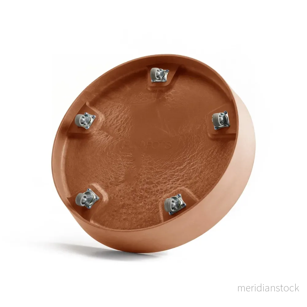 Krukfat Amsterdam med hjul 60cm terrakotta Krukfat Amsterdam med hjul 60cm terrakotta