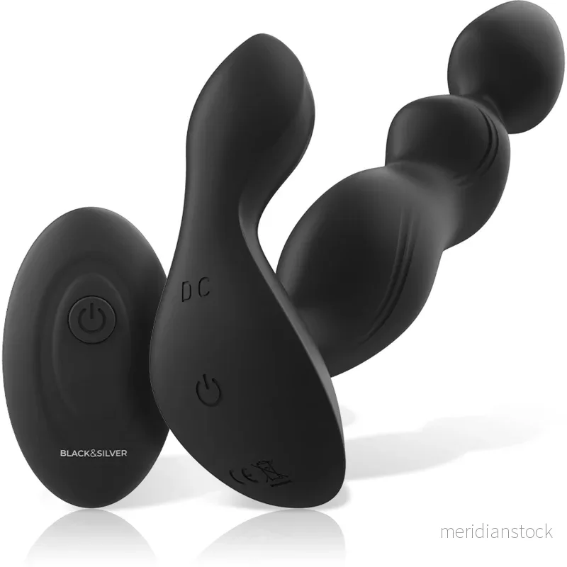 BLACK&SILVER - CORA ANAL PLUG SILICONE REMOTE CONTROL - Bild 2