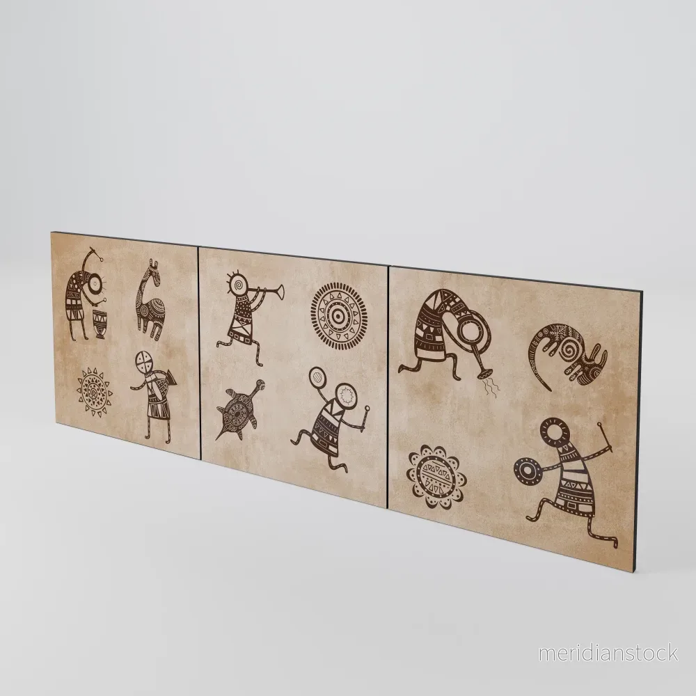 AFRICAN STYLE Luckset med 3 dörrar till sideboard - Bild 3