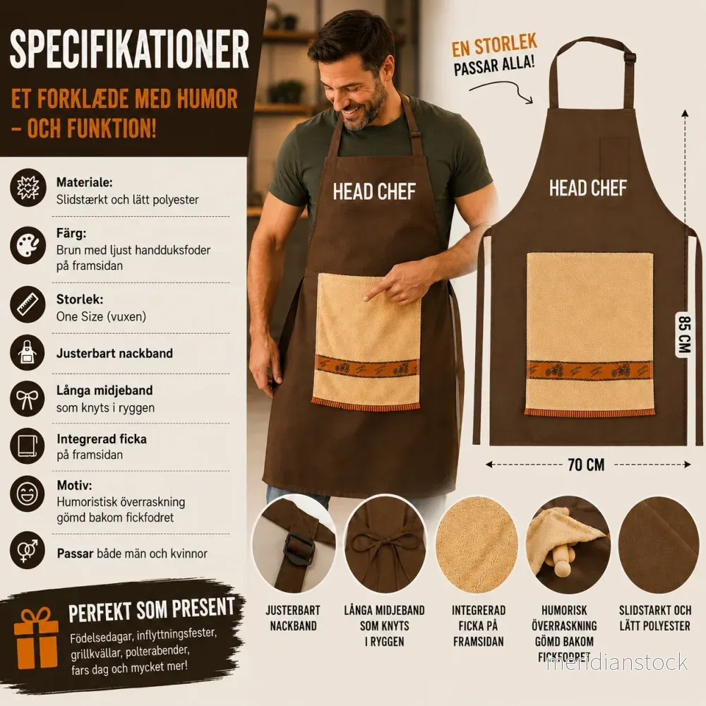 GrillChock™ – Förklädet som får gästerna att skratta - Bild 3