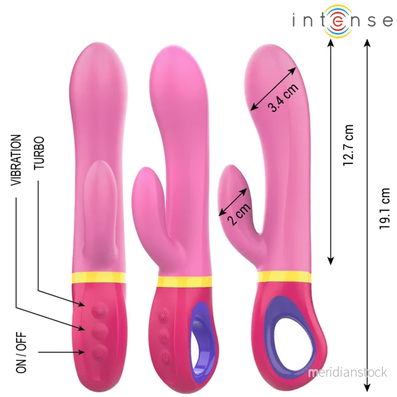 INTENSE - DAPHNE PINK RABBIT VIBRATOR