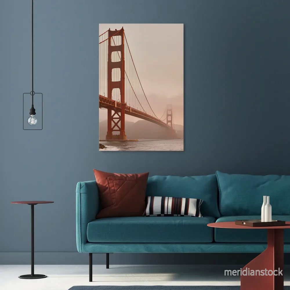 BRIDGE OF DREAMS Vertical Canvas Print - Bild 2