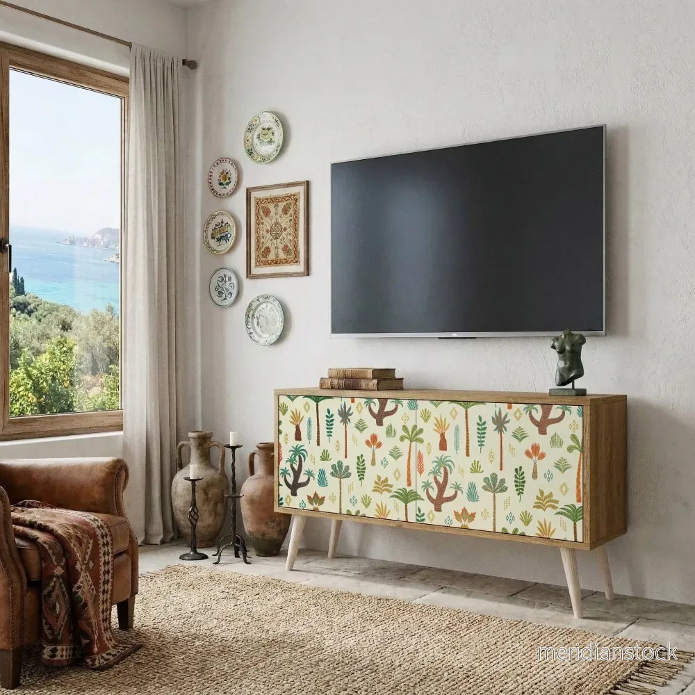 PALM SPRING Kompakt TV-bänk med 2 dörrar - Bild 3