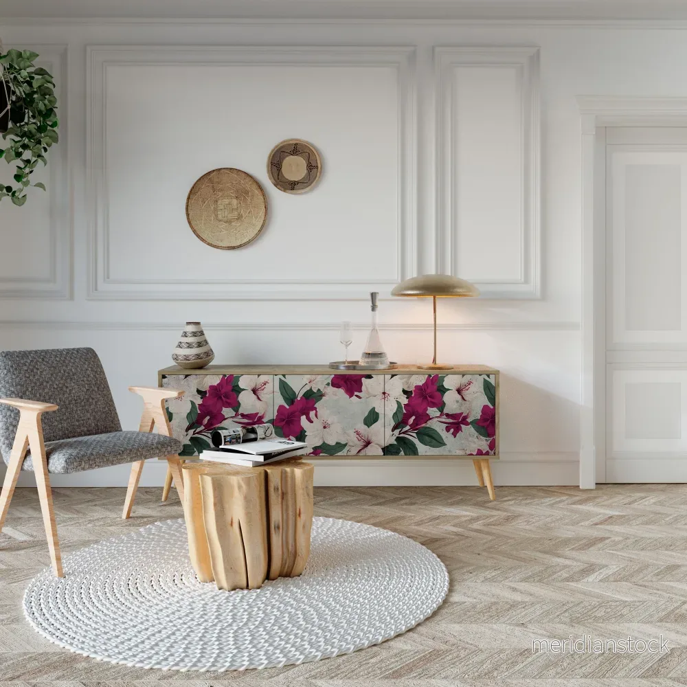 FLOWERET DREAM TV-bänk med 3 dörrar - Bild 3