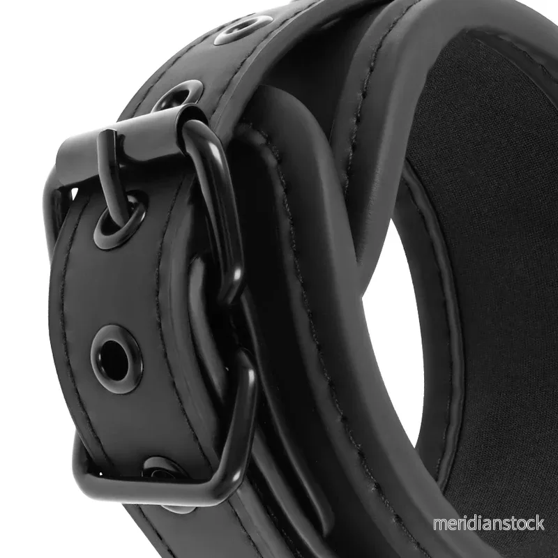 FETISH SUBMISSIVE - MASTER POSITION WITH 4 NOPRENE-LINED HANDCUFFS - Bild 3