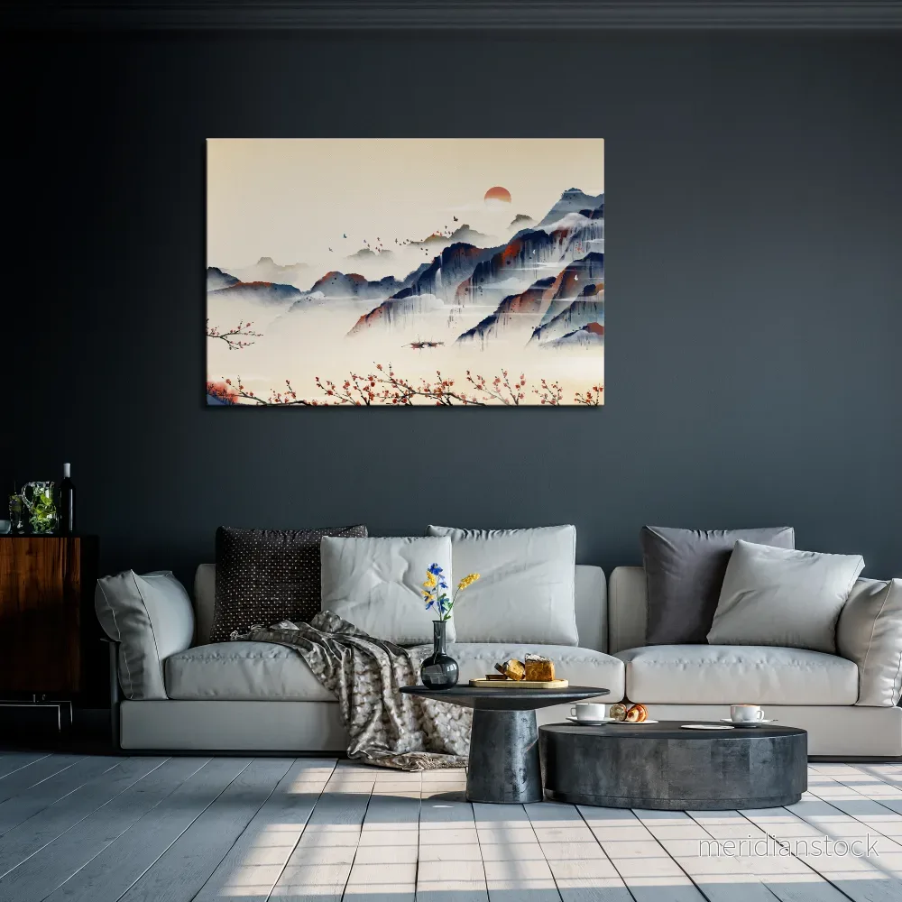 JAPANESE LANDSCAPE Horizontal Canvas Print - Bild 2