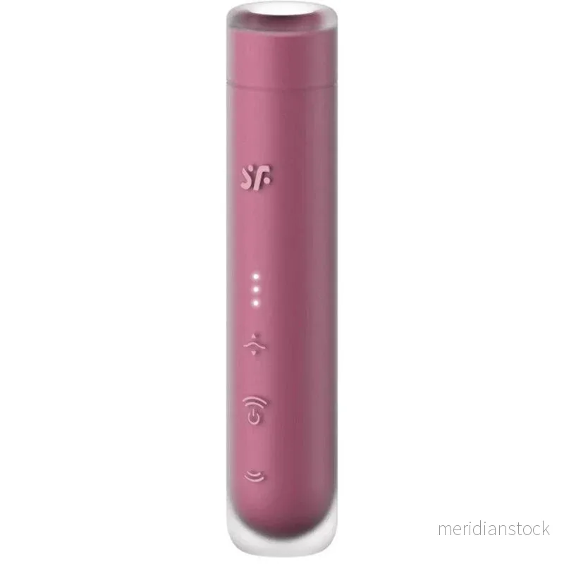 SATISFYER - FIRST KISS WAVE CLITORIS STIMULATOR GARNET