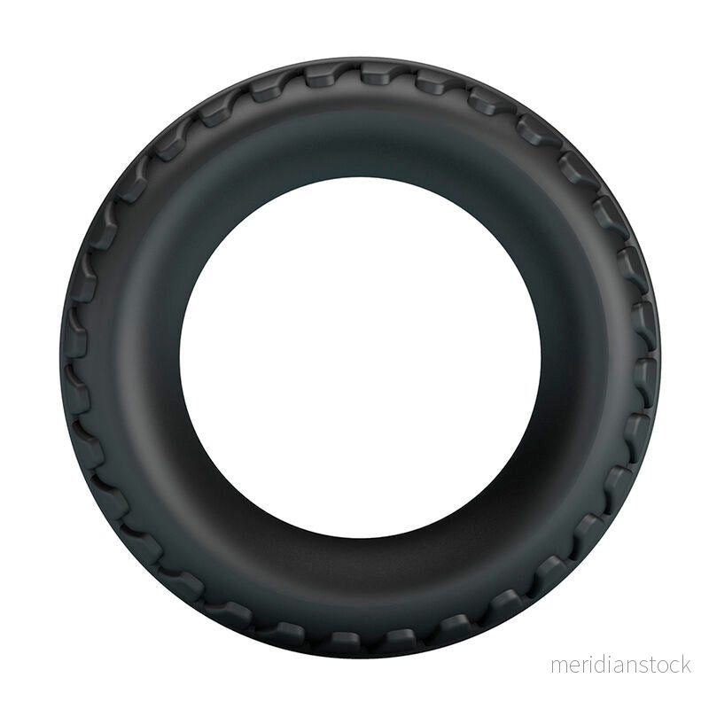 CRAZY BULL - MERRITT TEXTURED SILICONE COCK RING BLACK - Bild 3