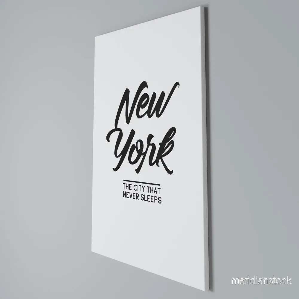 AWAKE IN NYC Vertical Canvas Print - Bild 3