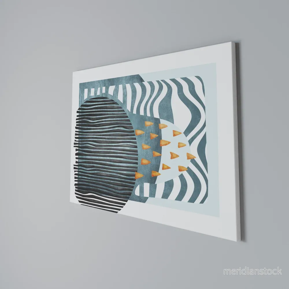 SHROUDED SHAPES Horizontal Canvas Print - Bild 3