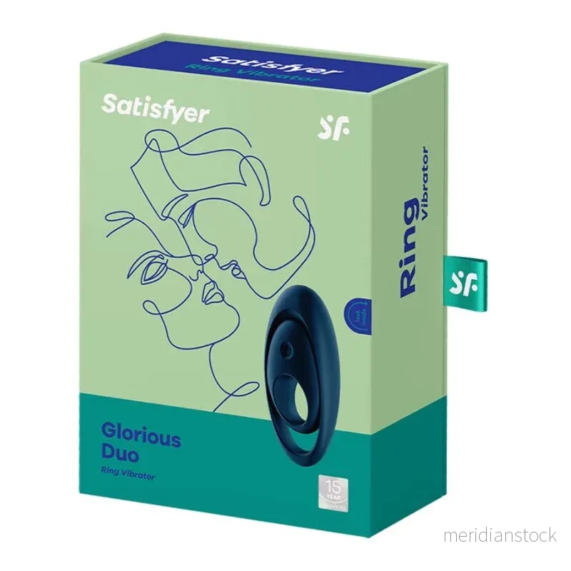 SATISFYER - GLORIOUS DUO RING VIBRATOR BLUE - Bild 3