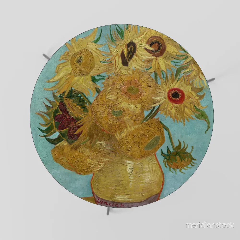 VASE WITH TWELVE SUNFLOWERS Soffbord - Bild 2