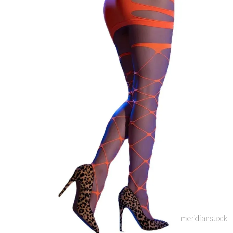 CHILIROSE - CR 4264 CABARET TIGHTS BLACK S/M - Bild 2