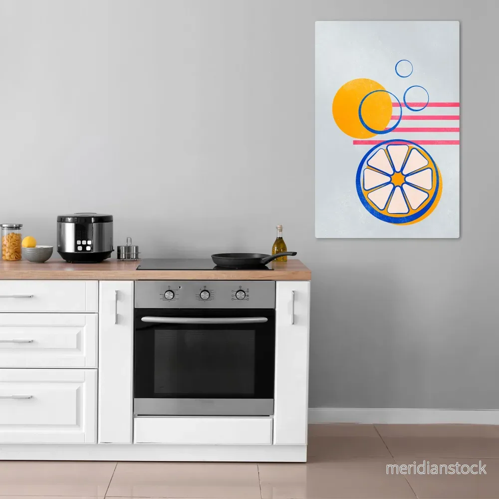 CITRUS SPARK Vertical Canvas Print - Bild 2