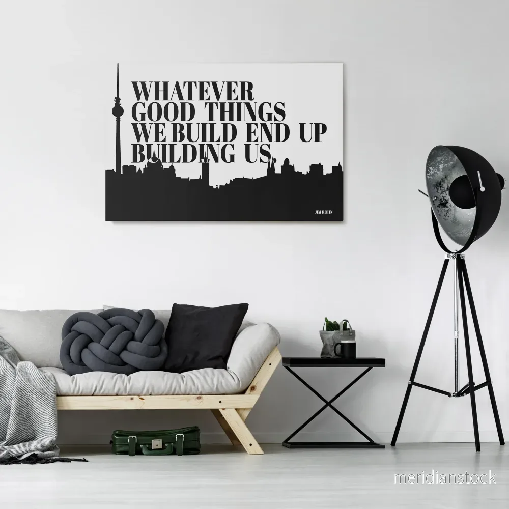 BUILDING OUR LEGACY Horizontal Canvas Print - Bild 2