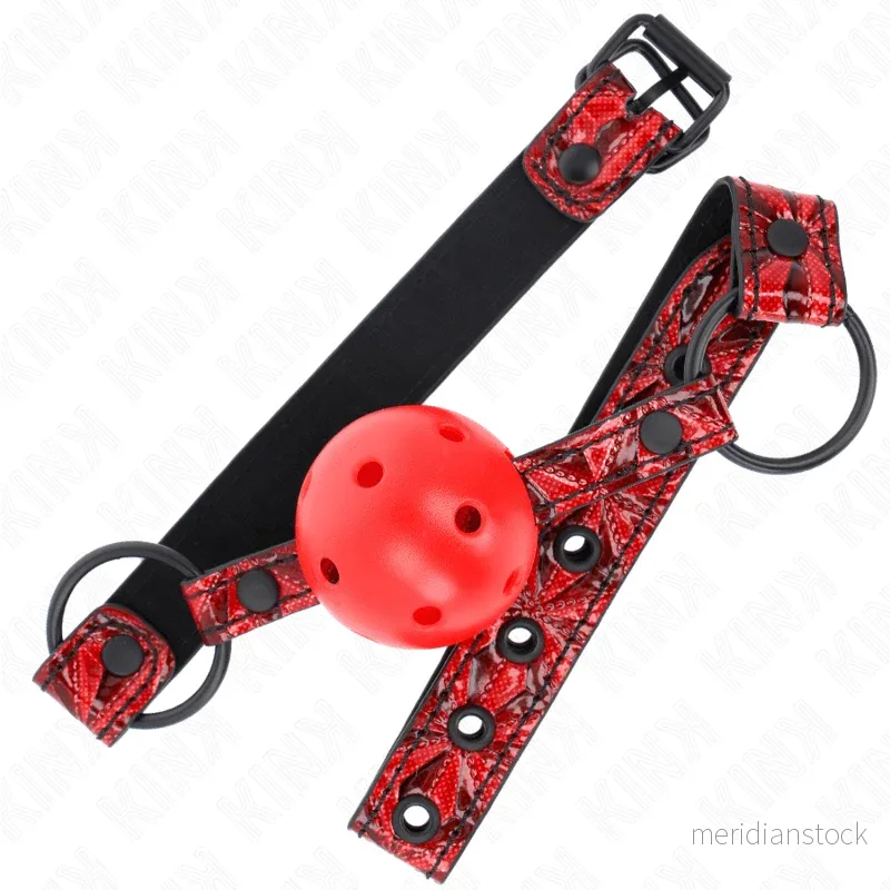 KINK - DIAMOND PATTERN BALL 4.5 CM GAG MODEL 1 64.5 CM ADJUSTABLE 42-60 CM - Bild 2