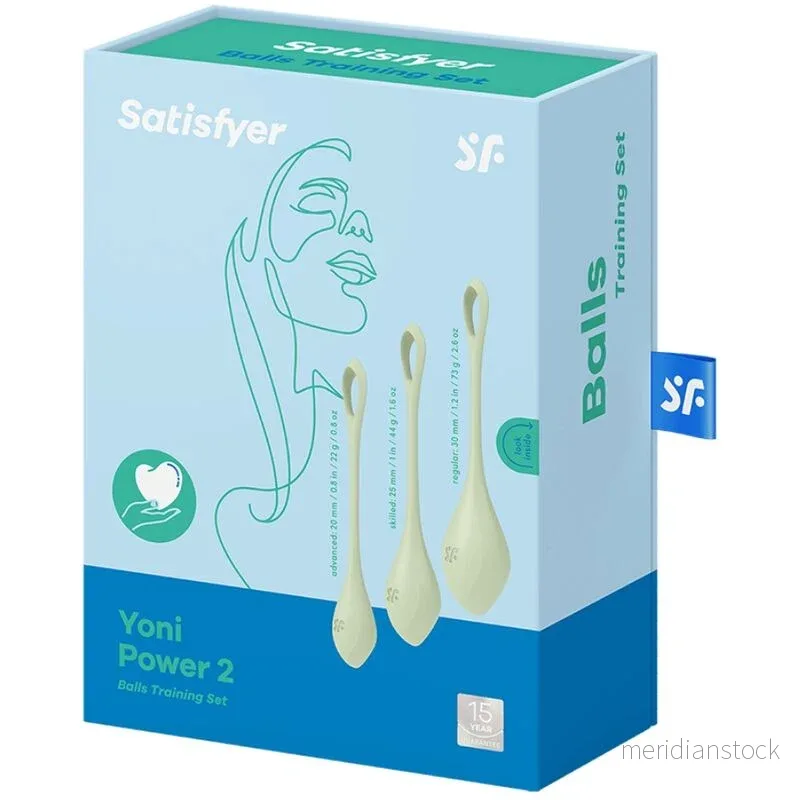 SATISFYER - YONI POWER 2 TRAINING SET GREEN - Bild 2