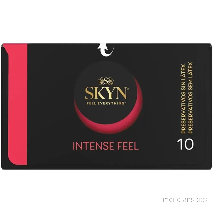 SKYN - INTENSE FEEL TEXTURED CONDOM WITH WAVY DESIGN 10 UNITS - Bild 3