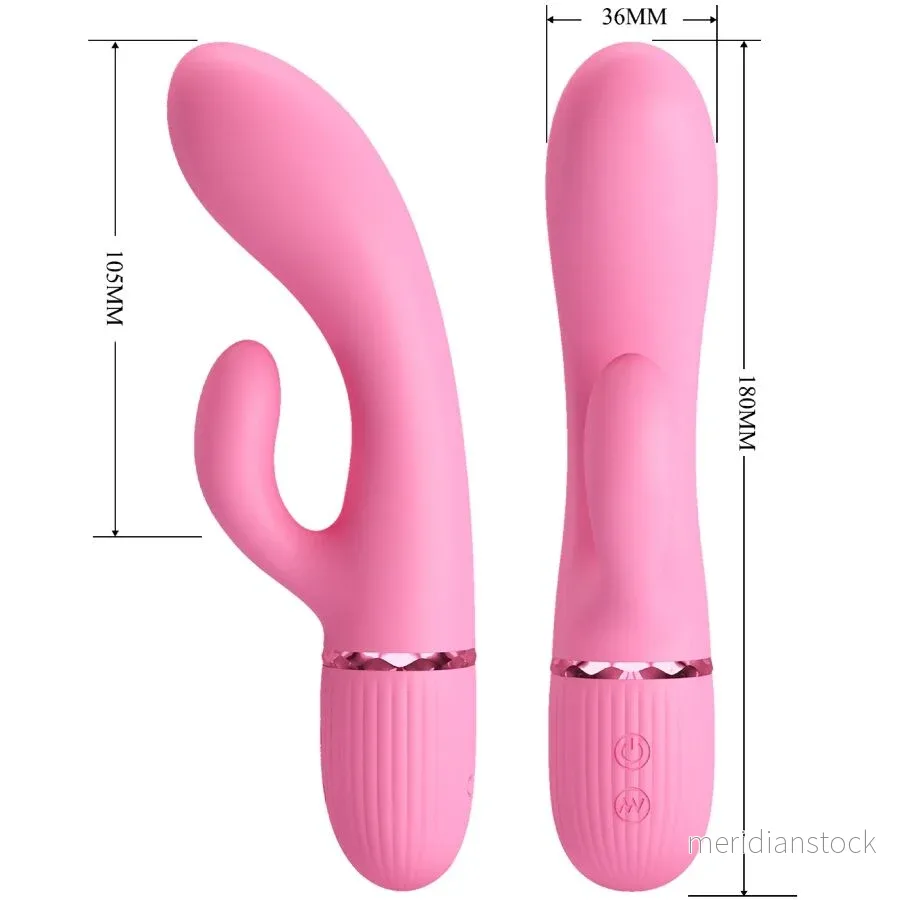 PRETTY LOVE - MARSKI RABBIT VIBRATOR & G-SPOT PINK - Bild 3