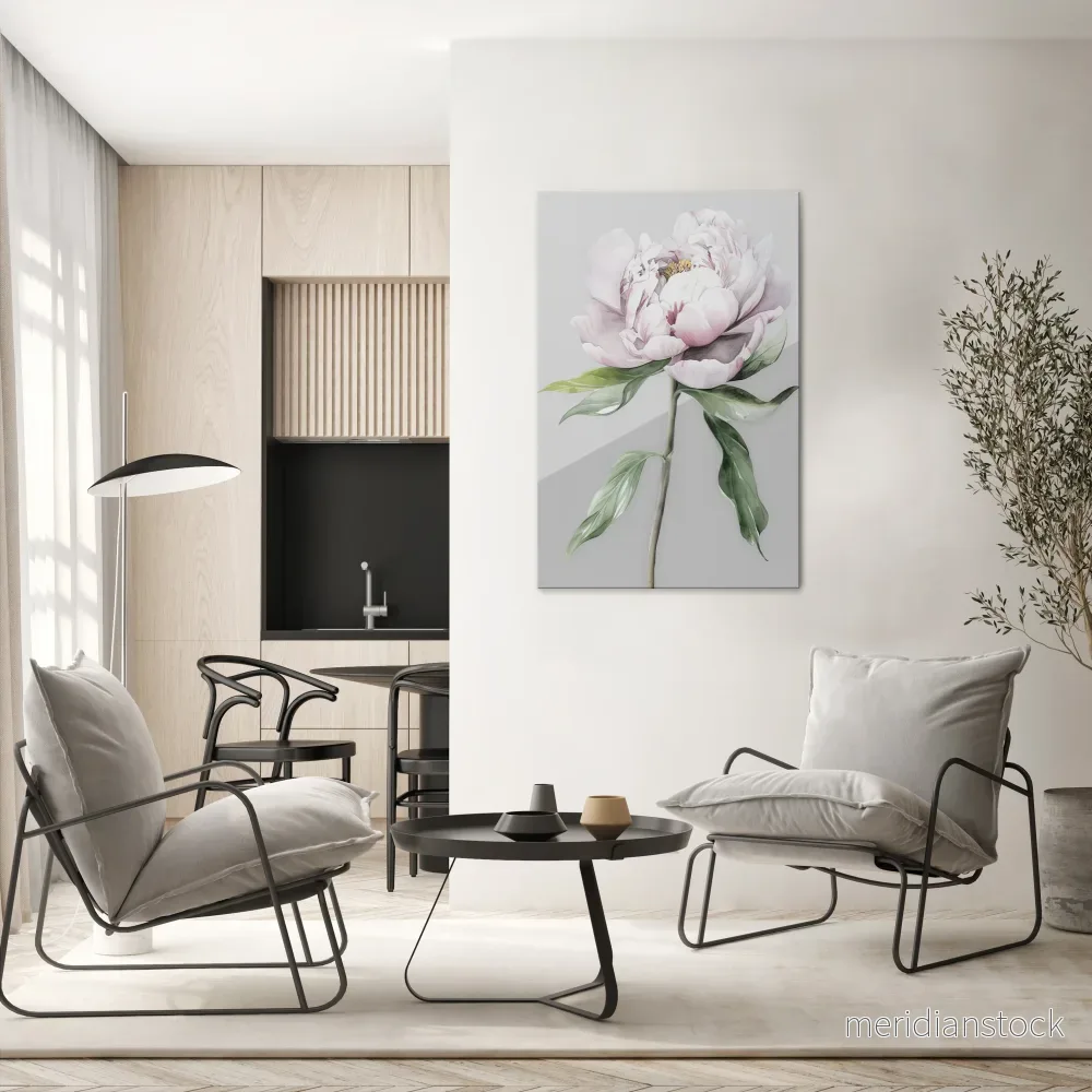 EVOCATIVE FLORAL FANTASY Vertical Canvas Print - Bild 2