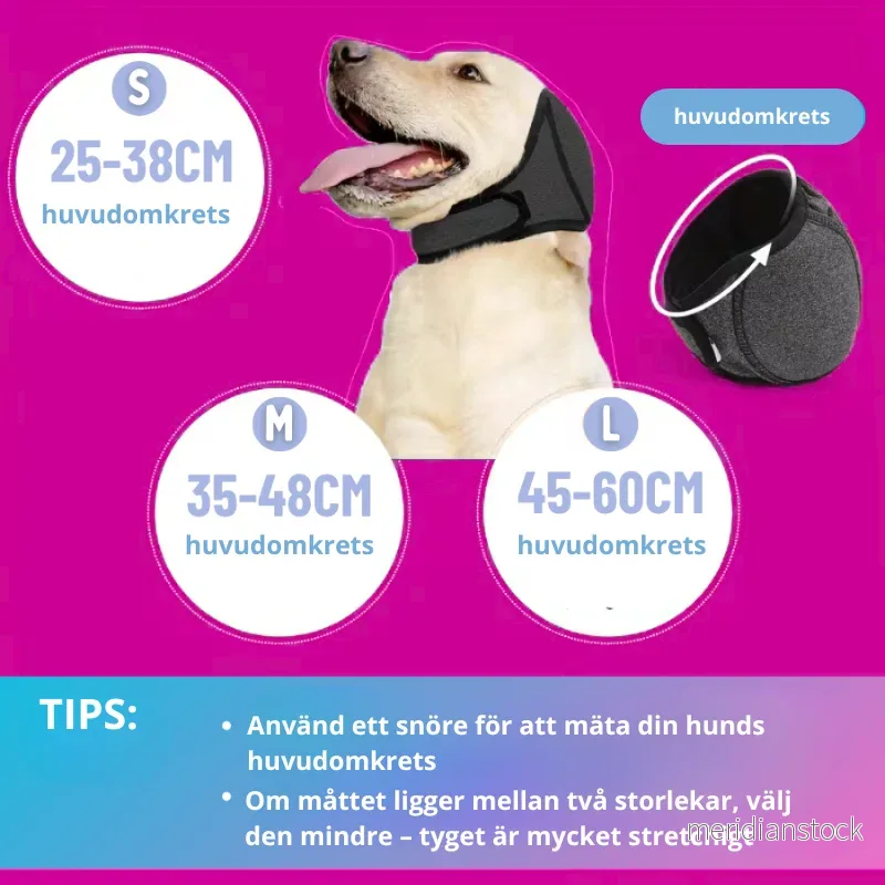 TystTass™ - Hörselskydd för Hundar - Bild 2