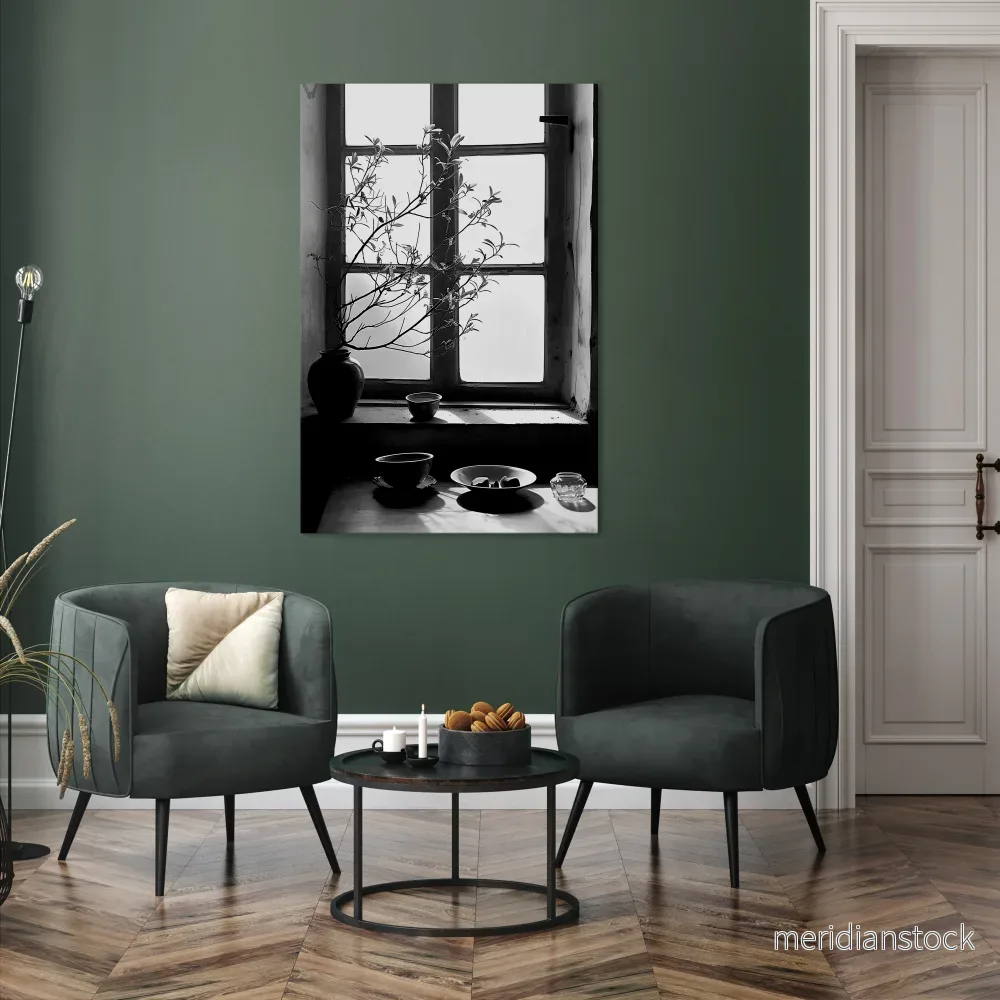 WHISPERING WINDOW LIGHT Vertical Canvas Print - Bild 2