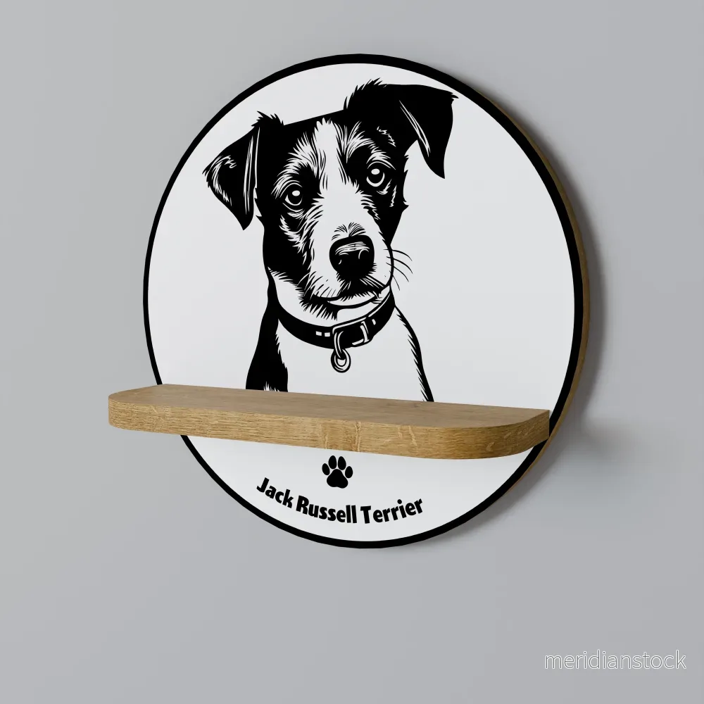 JACK RUSSEL TERRIER Dekorationshylla