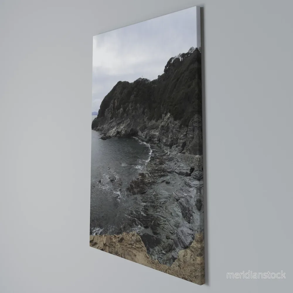 STONE MELODY AT SEA Vertical Canvas Print - Bild 3