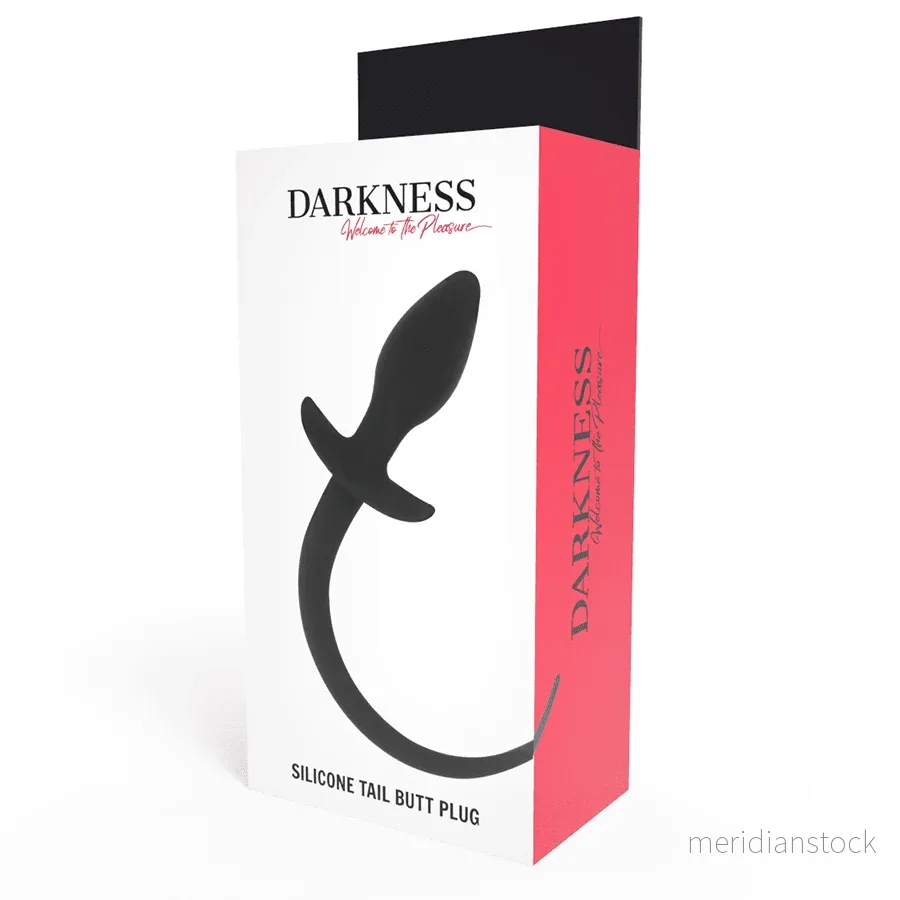 DARKNESS - ANAL PLUG 28 CM BLACK SILICONE