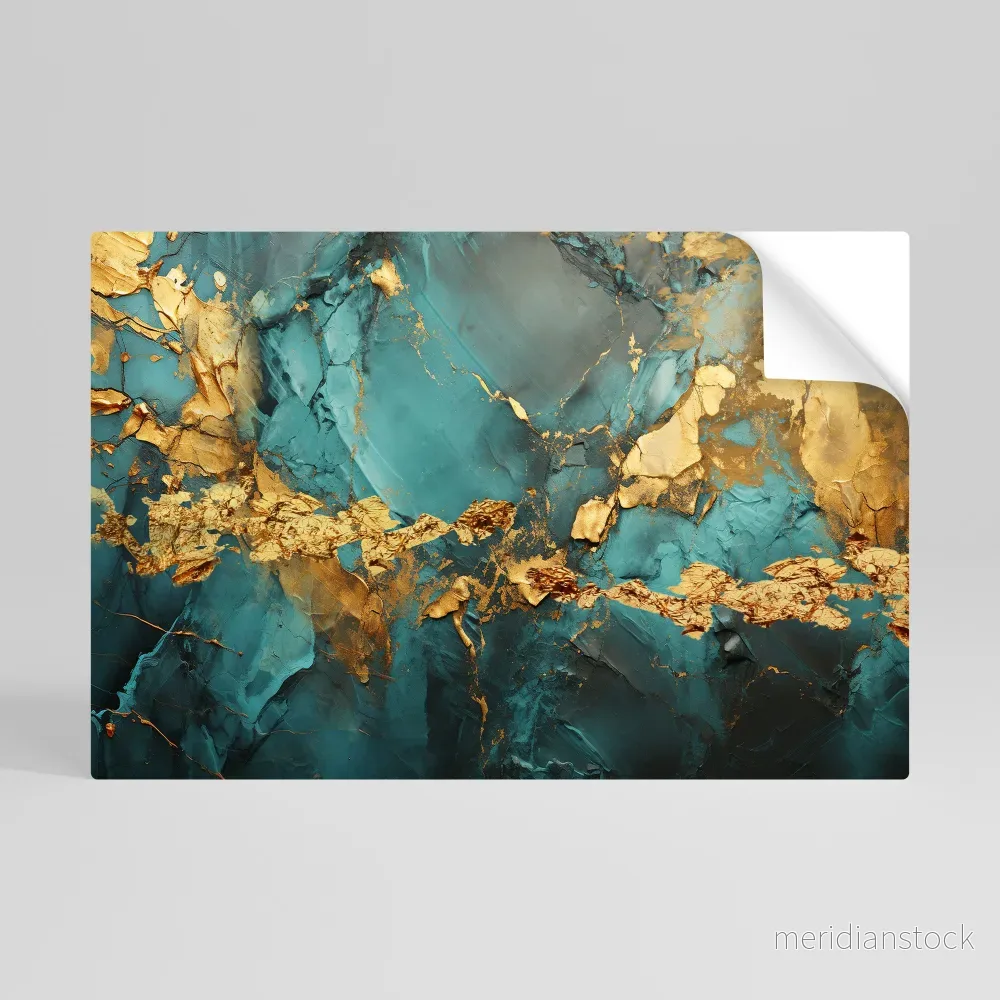 CELESTIAL GOLDRUSH Självhäftande Horisontell Poster - Bild 2