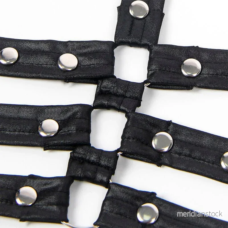 SUBBLIME - 954413 LEATHER BONDAGE BODY BLACK L/XL - Bild 2