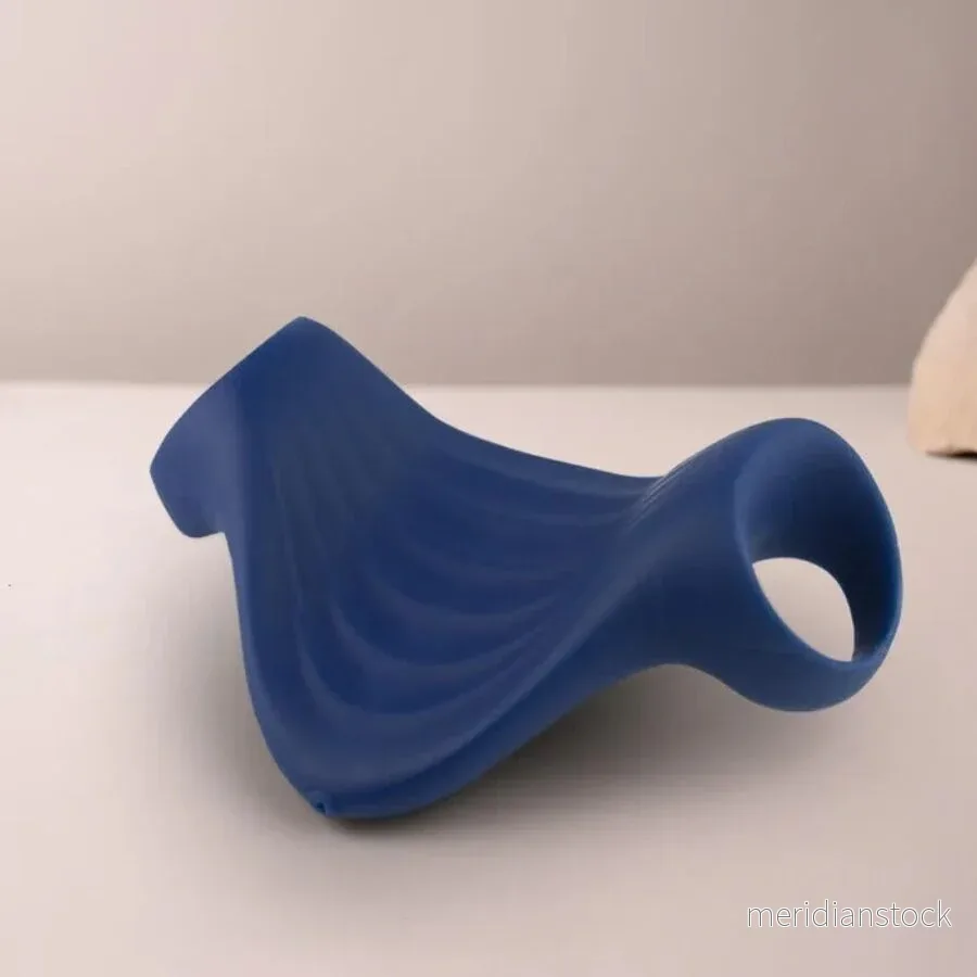 ROCKS- OFF - PALM BLUE FLEXIBLE VIBRATOR MASTURBATOR - Bild 3