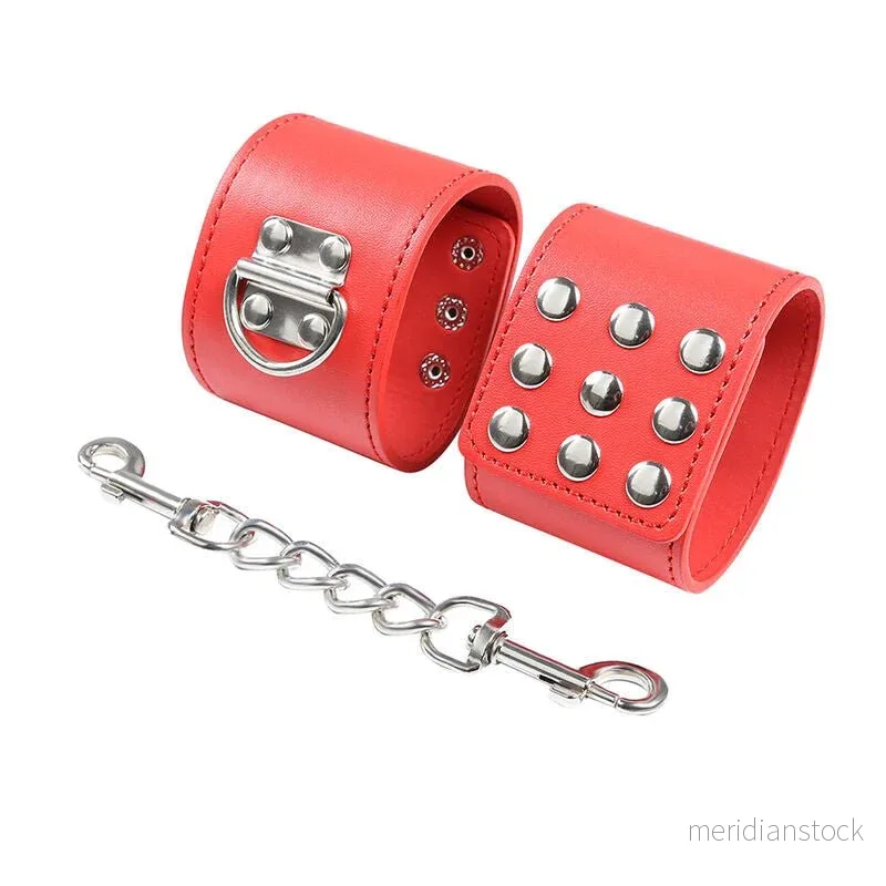 OHMAMA FETISH - RED HANDCUFFS WITH SNAP CLOSURE - Bild 3