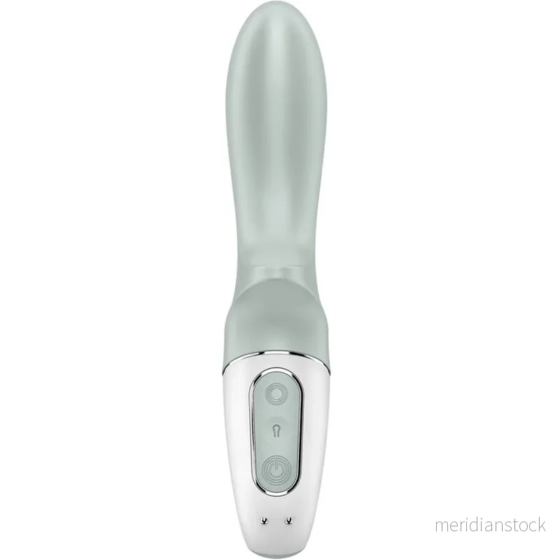 SATISFYER - AIR PUMP BOOTY 3 INFLATABLE ANAL VIBRATOR GREYGREEN