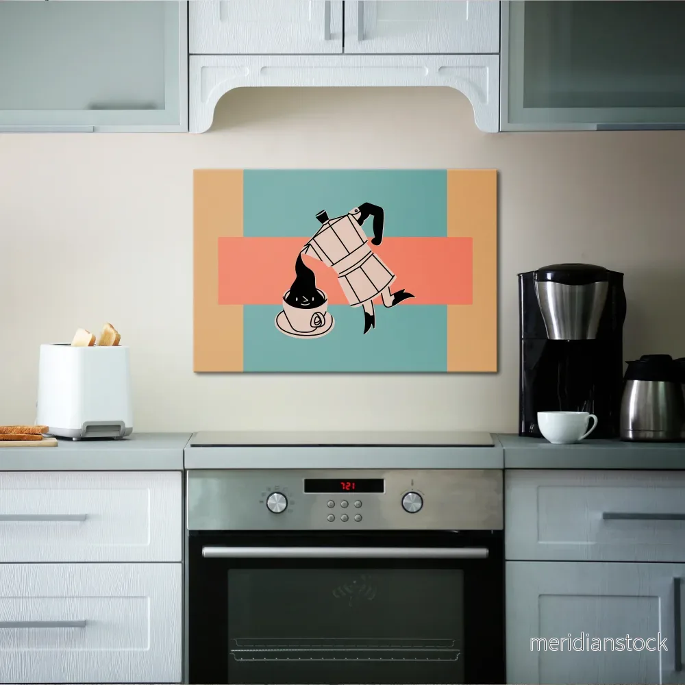 POWER ESPRESSO Horizontal Canvas Print - Bild 2