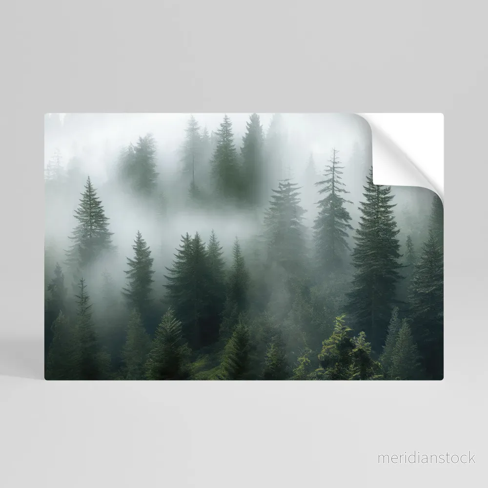 FOGGY CREST Självhäftande Horisontell Poster - Bild 3