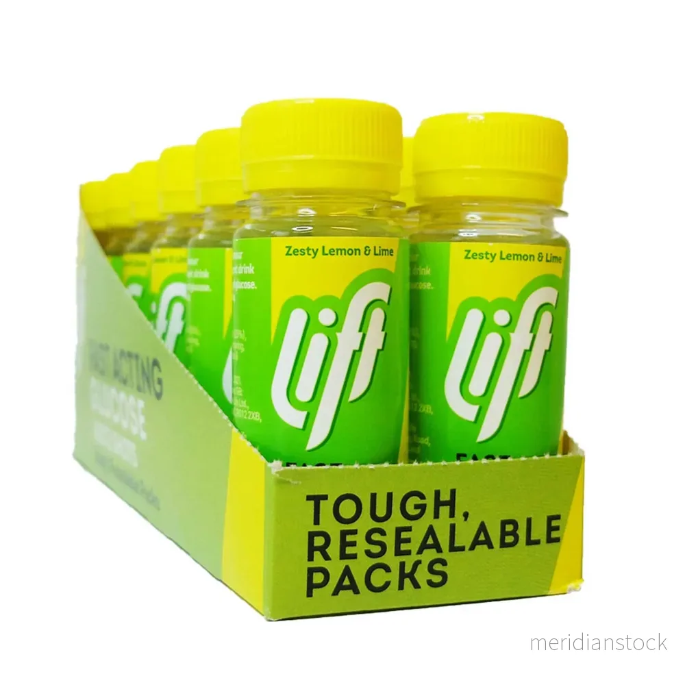 Druvsocker LIFT GlucoShot Citron-Lime 120-pack - Bild 3
