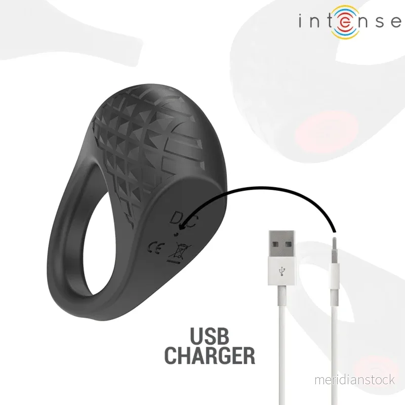 INTENSE - CLOVER VIBRATOR PENIS RING 10 VIBRATIONS BLACK - Bild 3