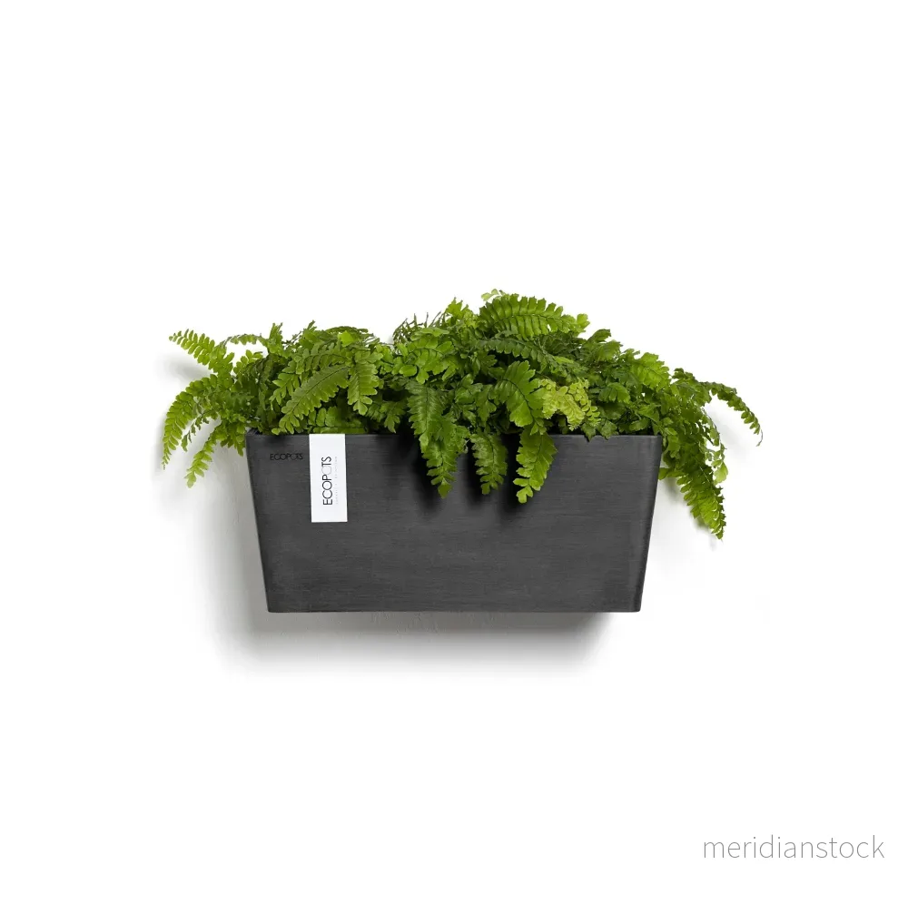 Kruka Manhattan vägg 35cm mörkgrå Kruka Manhattan vägg 35cm mörkgrå