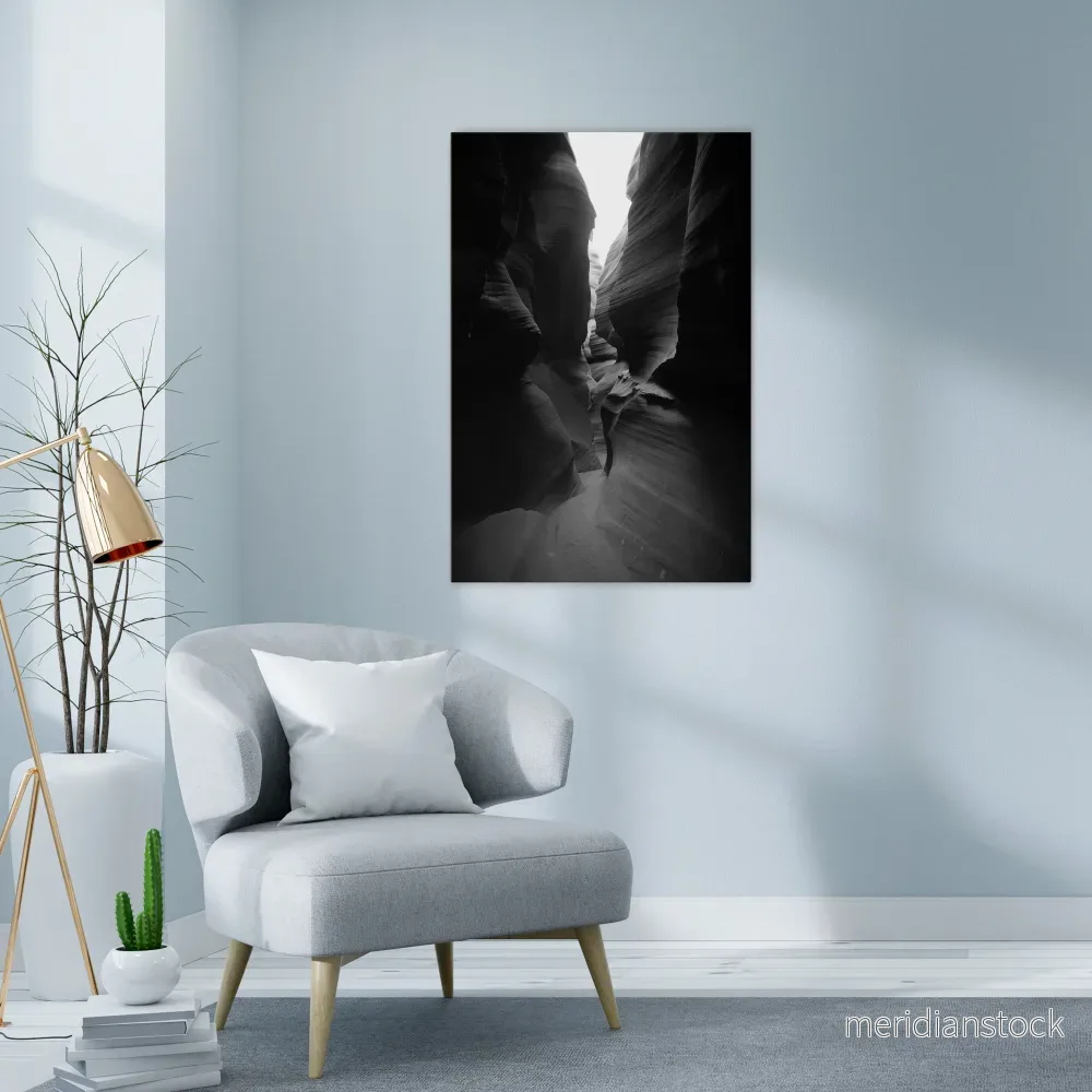 TIME'S WHISPERING CANYON Vertical Canvas Print - Bild 2
