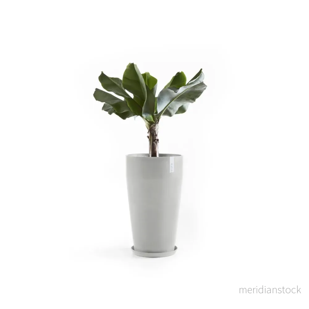 Kruka Sankara hög 75cm vit grå - Bild 2